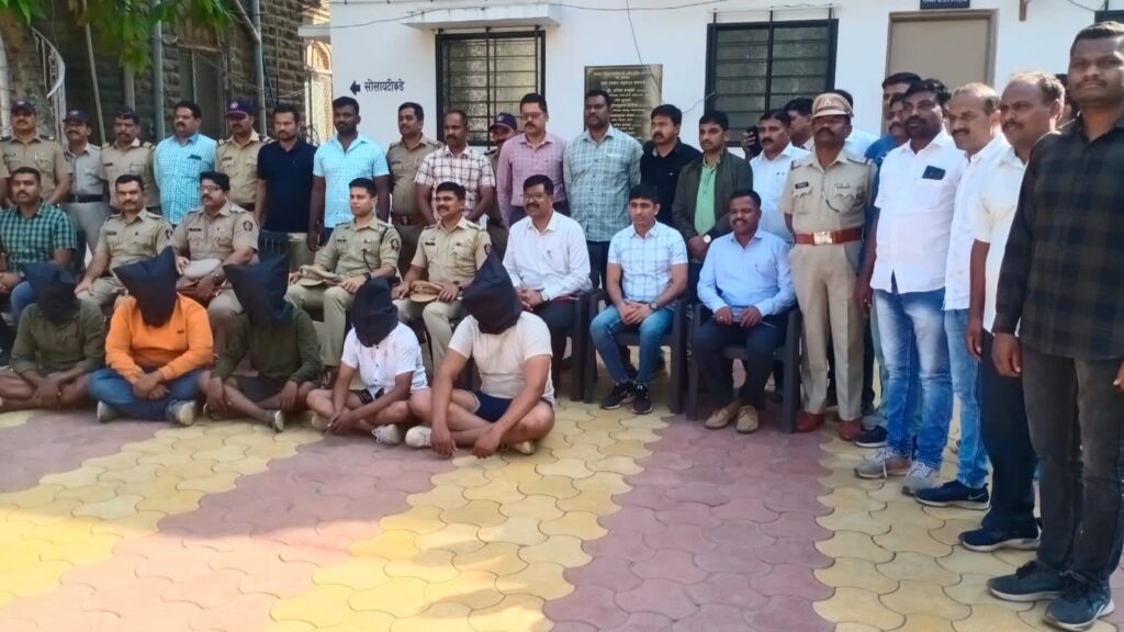 स्थानिक गुन्हे शाखा, सातारा यांची कारवाई वाडे फाटा येथे बेछूट गोळीबार करून खून केल्याचा गुन्हा उघड